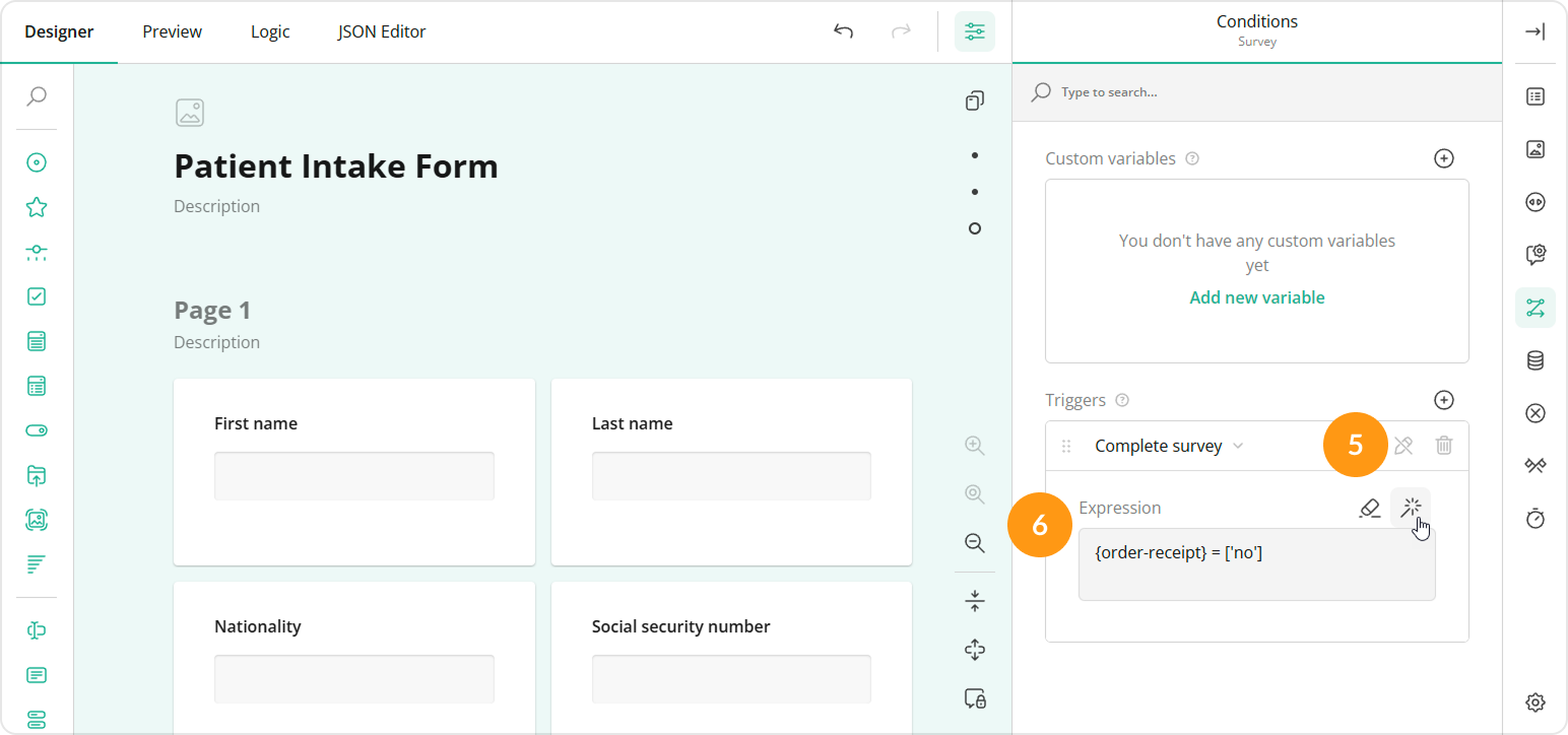Survey Creator: How to implement "complete survey" logic, part 2