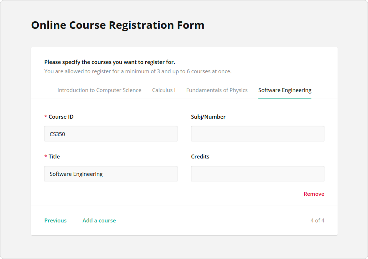 Dynamic Panel with tab view
