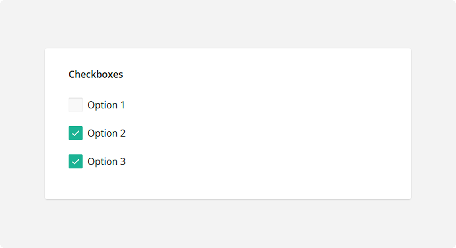 SurveyJS Question types - Checkboxes
