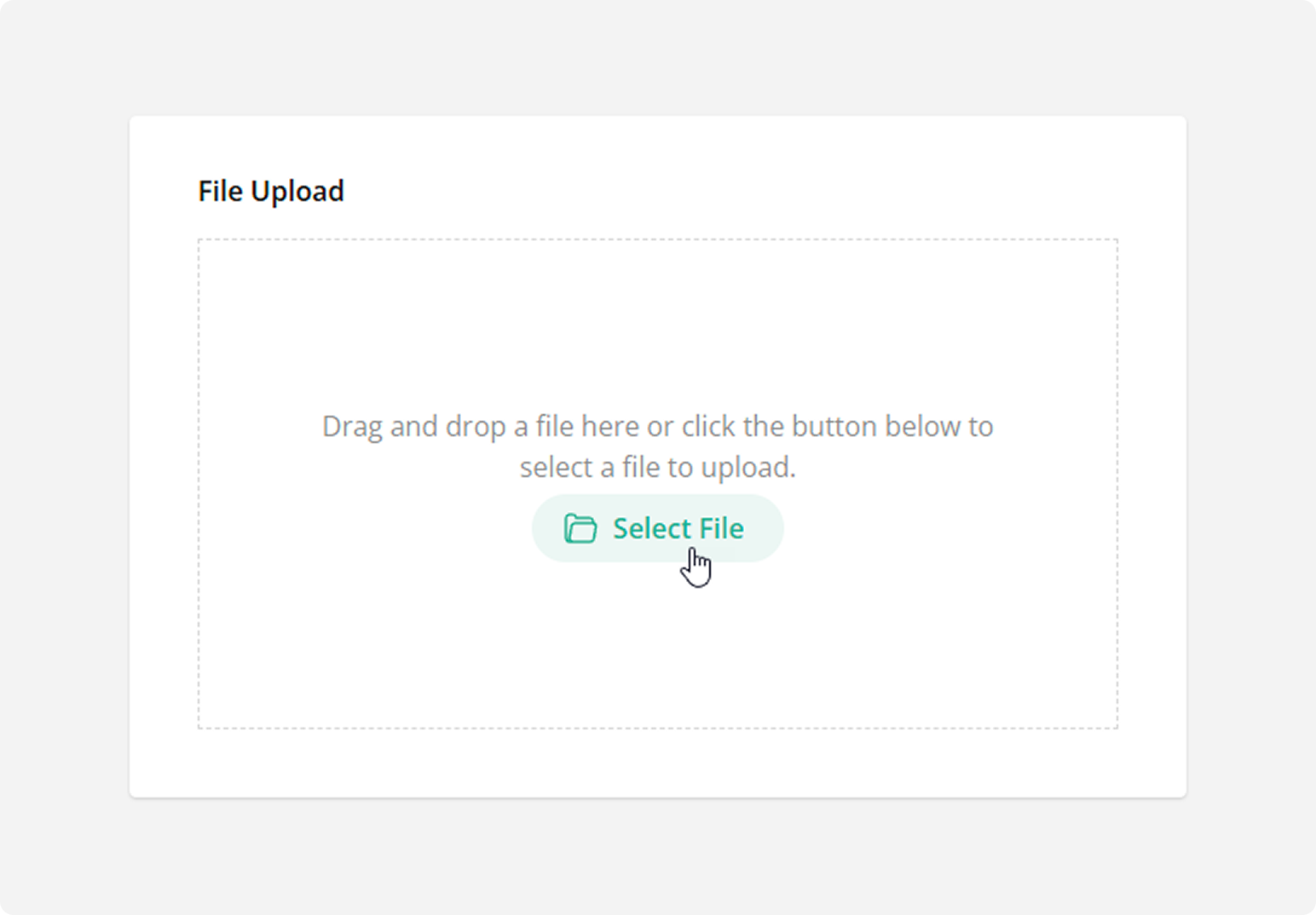 SurveyJS Question types - File Upload