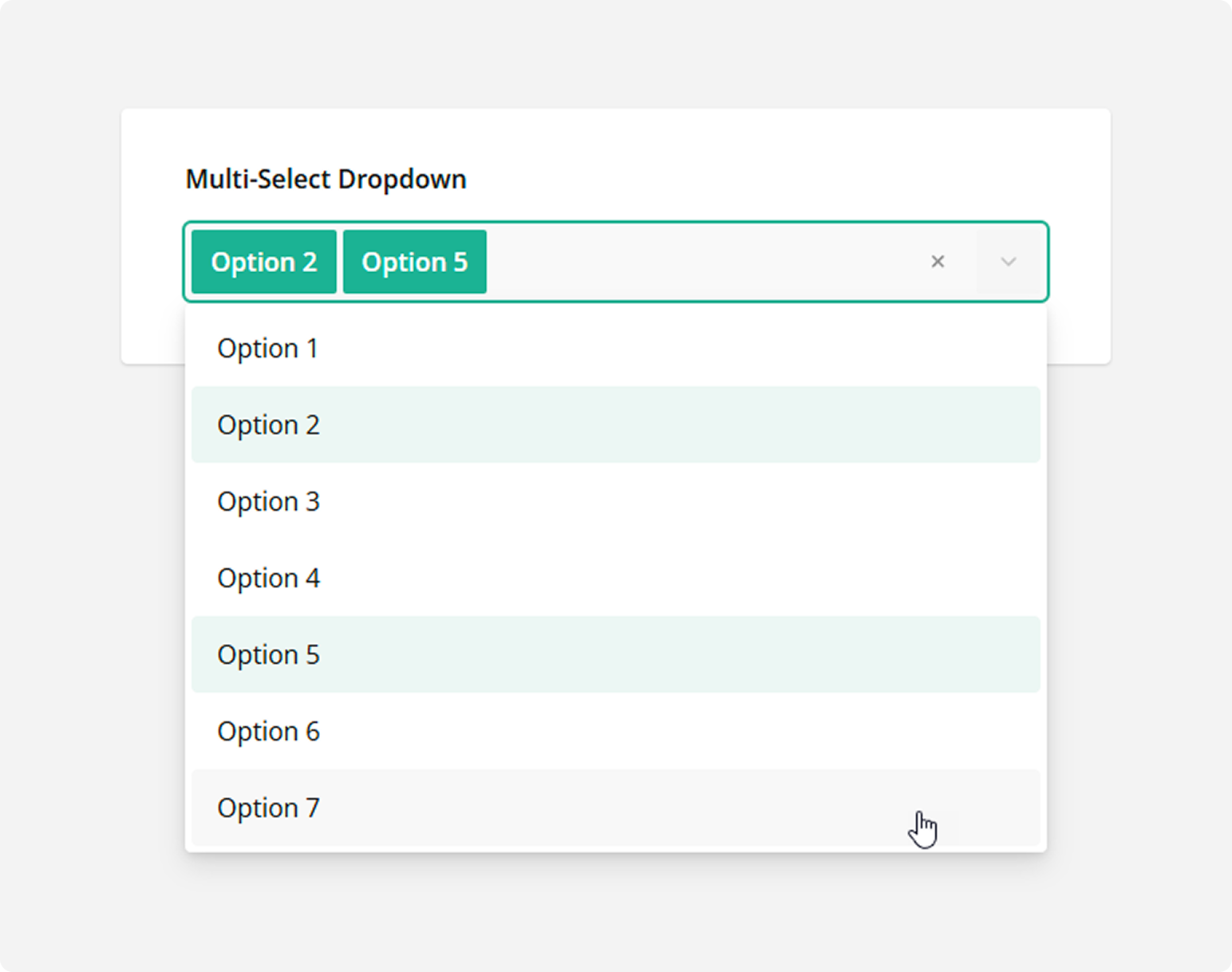SurveyJS Question types - Multi-select Dropdown