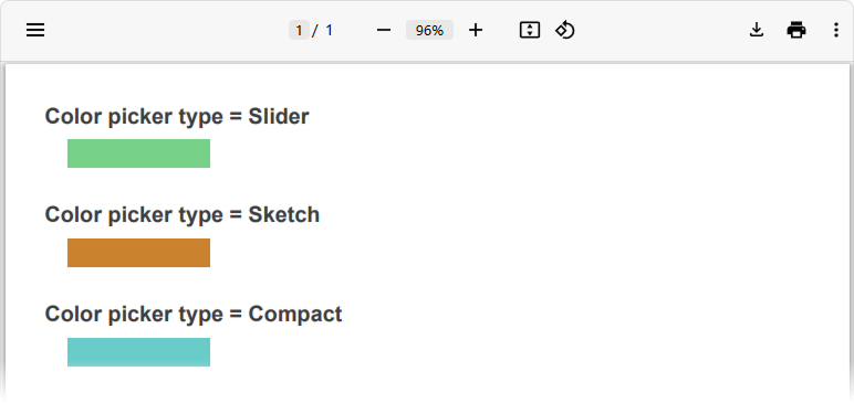SurveyJS PDF Generator: Export custom questions using a custom PDF brick