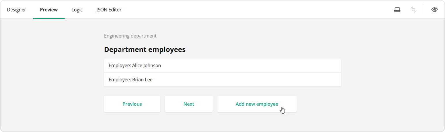 Before the maximum number of inner loops reached