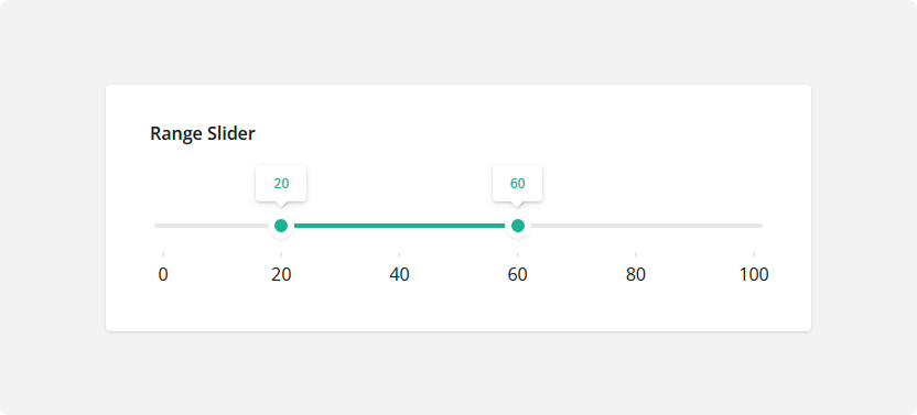 SurveyJS Range Slider: Display thumb tooltips at all times